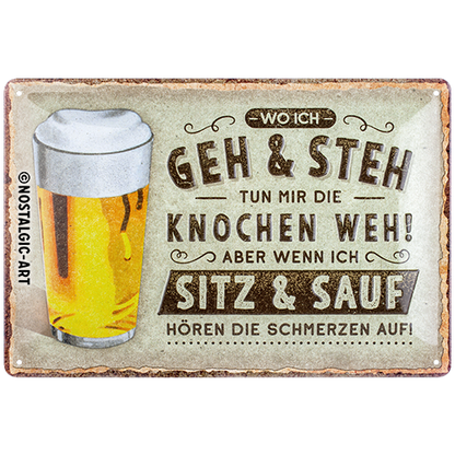 Wo ich geh und steh - Bier