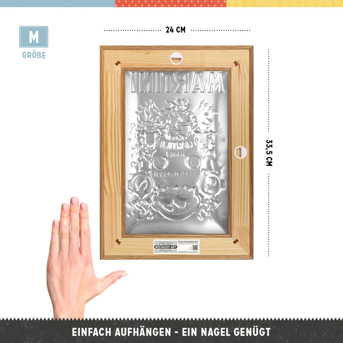 Martini - Bianco Vermouth Label N-Frame M Edition