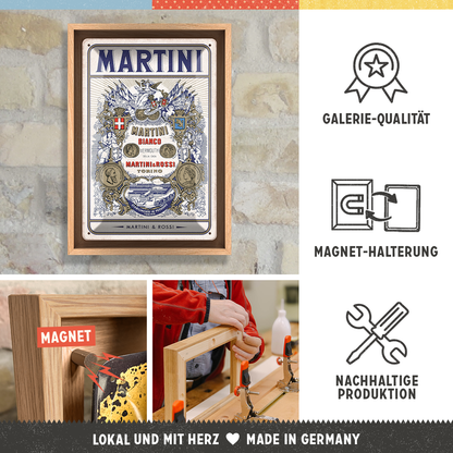 Martini - Bianco Vermouth Label N-Frame M Edition