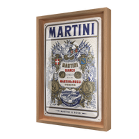 Martini - Bianco Vermouth Label N-Frame M Edition
