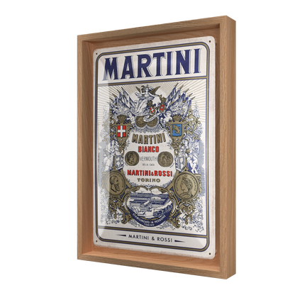 Martini - Bianco Vermouth Label N-Frame M Edition