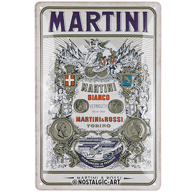 Martini - Bianco Vermouth Label