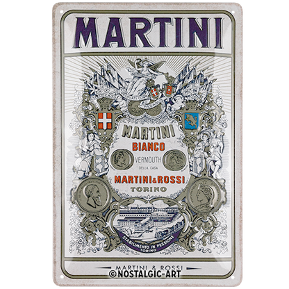 Martini - Bianco Vermouth Label