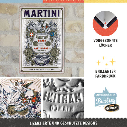 Martini - Bianco Vermouth Label