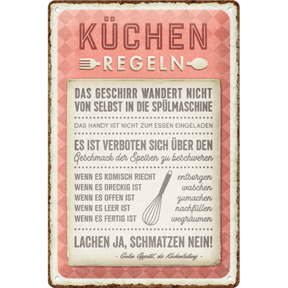 Küchen-Regeln