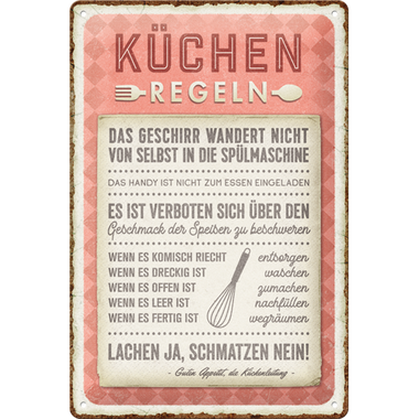 Küchen-Regeln