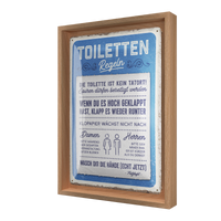 Toiletten-Regeln N-Frame M Edition
