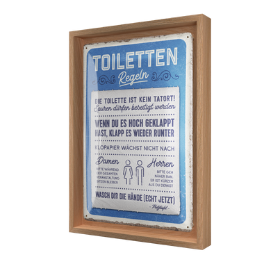 Toiletten-Regeln N-Frame M Edition