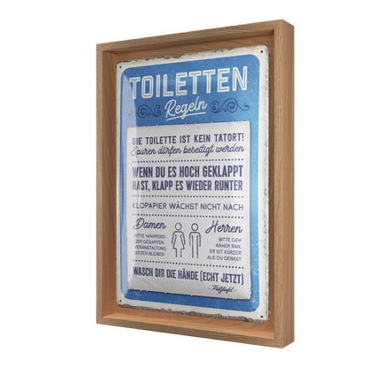 Toiletten-Regeln N-Frame M Edition