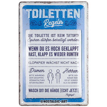 Toiletten-Regeln