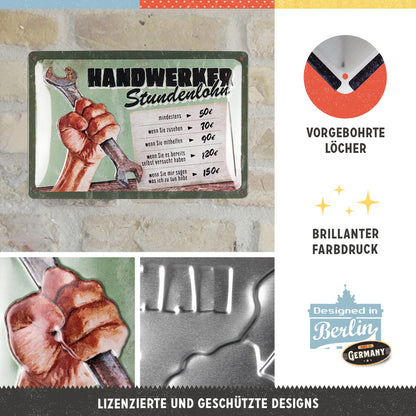 Handwerker Stundenlohn