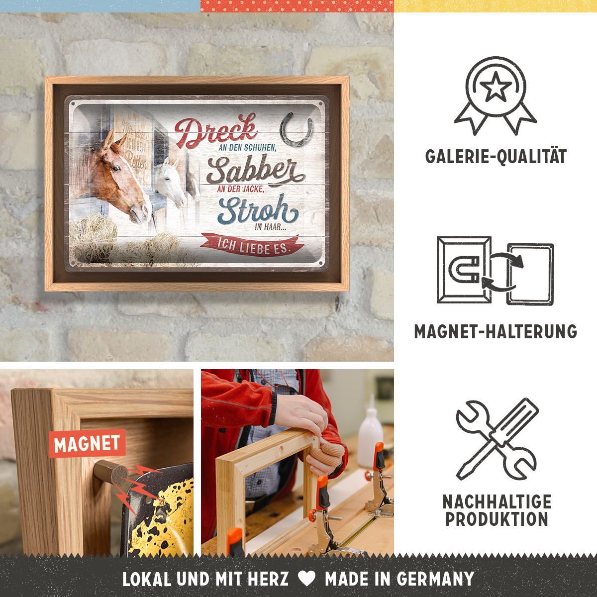 Dreck, Sabber, Stroh - Pferde N-Frame M Edition