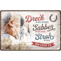 Dreck, Sabber, Stroh - Pferde