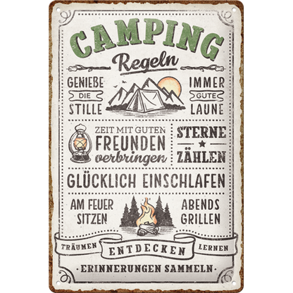 Camping-Regeln