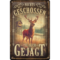 Nichts geschossen ist auch gejagt