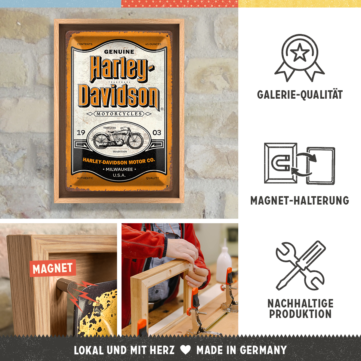 Harley-Davidson - Genuine Motorcycles Milwaukee N-Frame M Edition