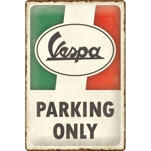 Vespa - Parking Only Italian