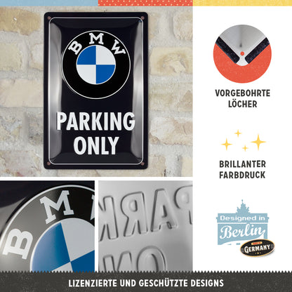 BMW - Parking Only Classic Blue