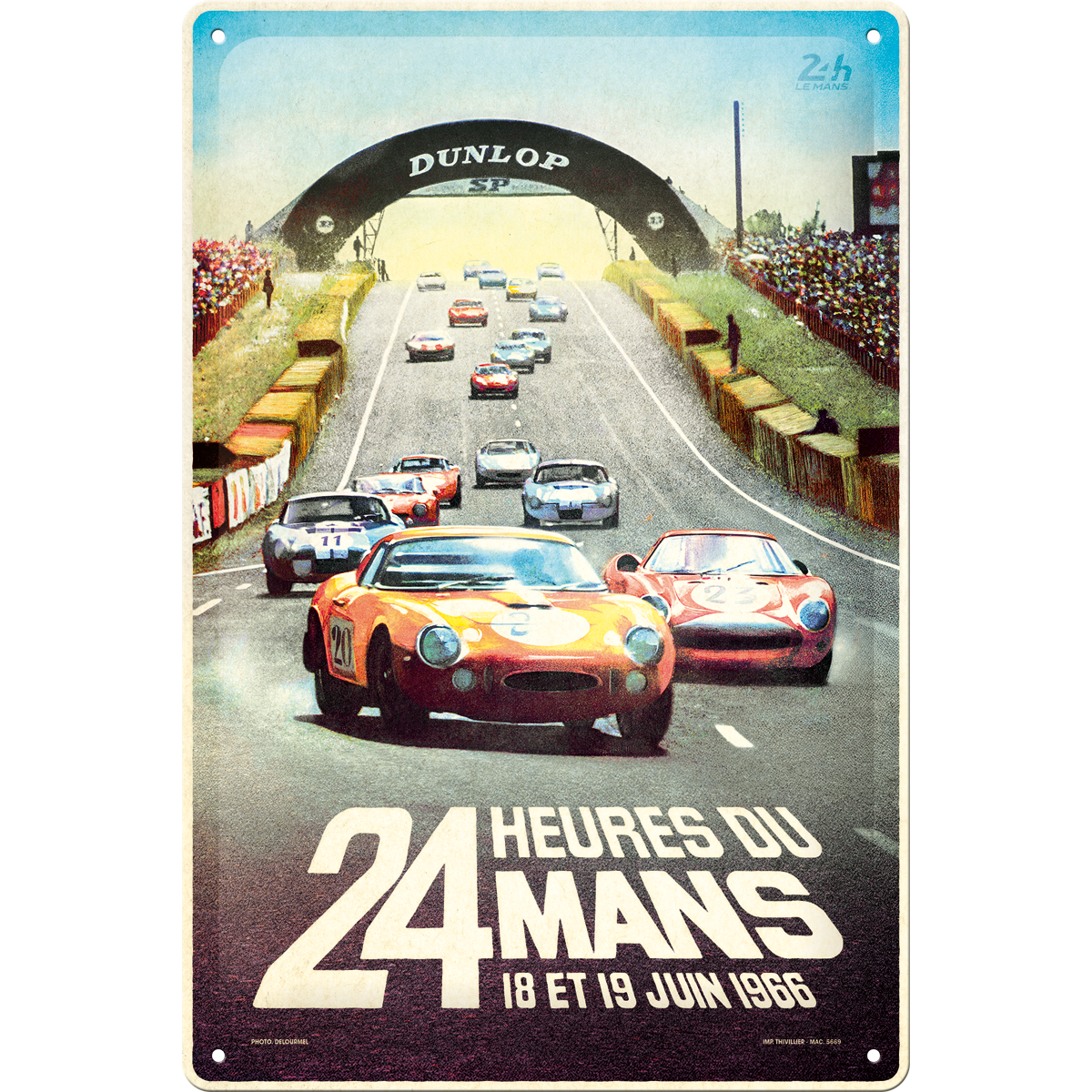 24h Le Mans - Racing Poster 1966