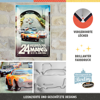 24h Le Mans - Racing Poster 1966