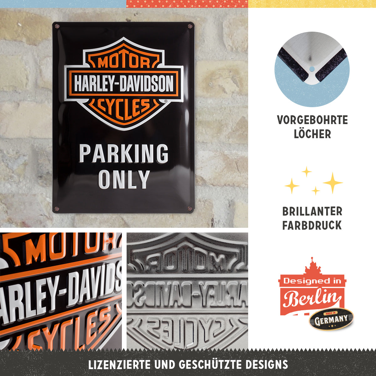 Harley-Davidson - Parking Only