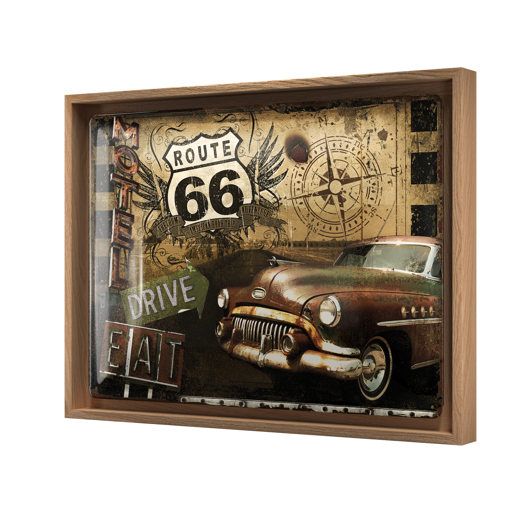 Route 66 - Road Trip N-Frame L Edition – Nostalgic-Art Shop