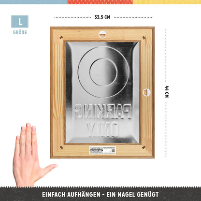 BMW - Parking Only White N-Frame L Edition