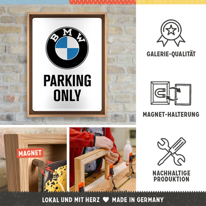 BMW - Parking Only White N-Frame L Edition