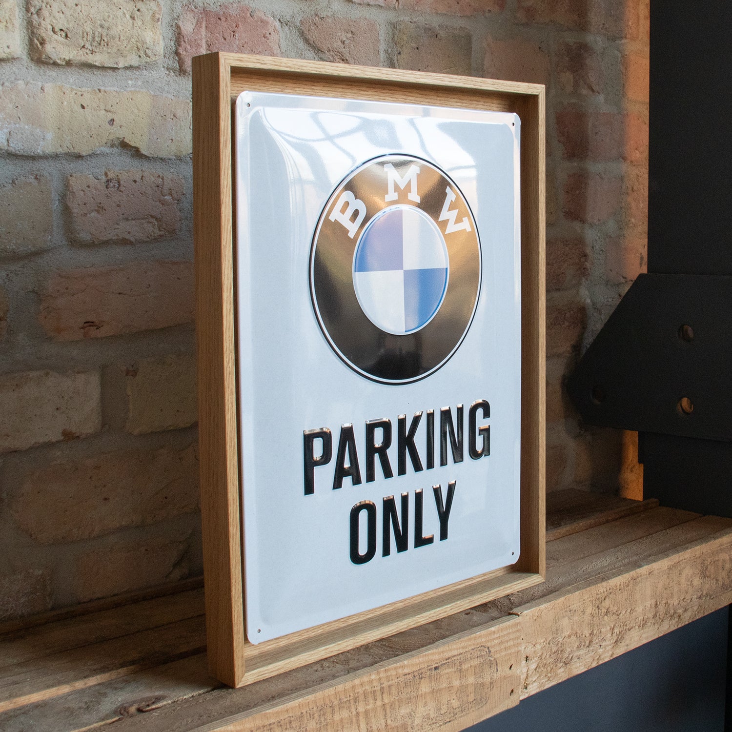 BMW - Parking Only White N-Frame L Edition