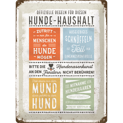 PfotenSchild - Hunde-Haushalt Regeln