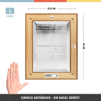 PfotenSchild - Hunde-Haushalt Regeln N-Frame L Edition