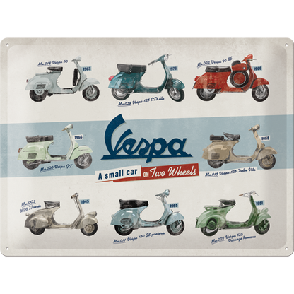 Vespa - Model Chart