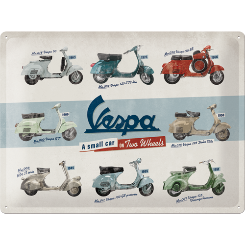 Vespa - Model Chart