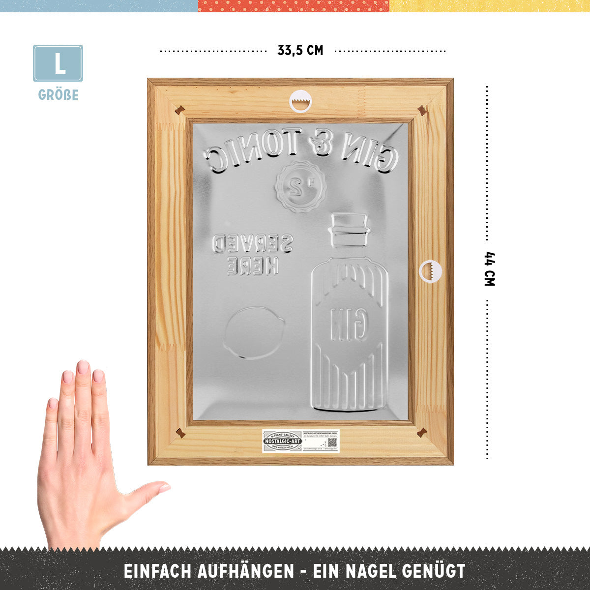 Gin & Tonic Served Here N-Frame L Edition