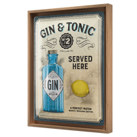 Gin & Tonic Served Here N-Frame L Edition