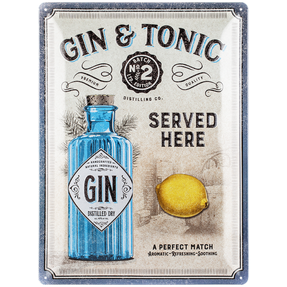 Gin & Tonic Served Here