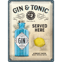 Gin & Tonic Served Here