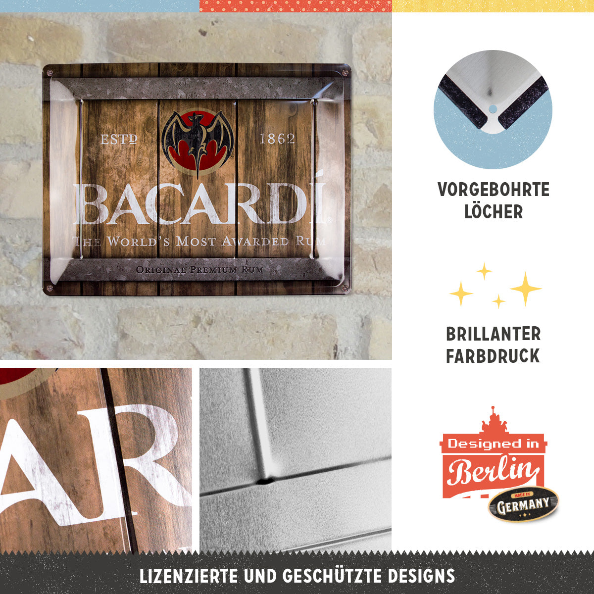 Bacardi - Wood Barrel Logo