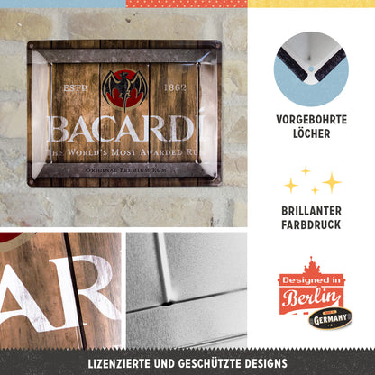 Bacardi - Wood Barrel Logo