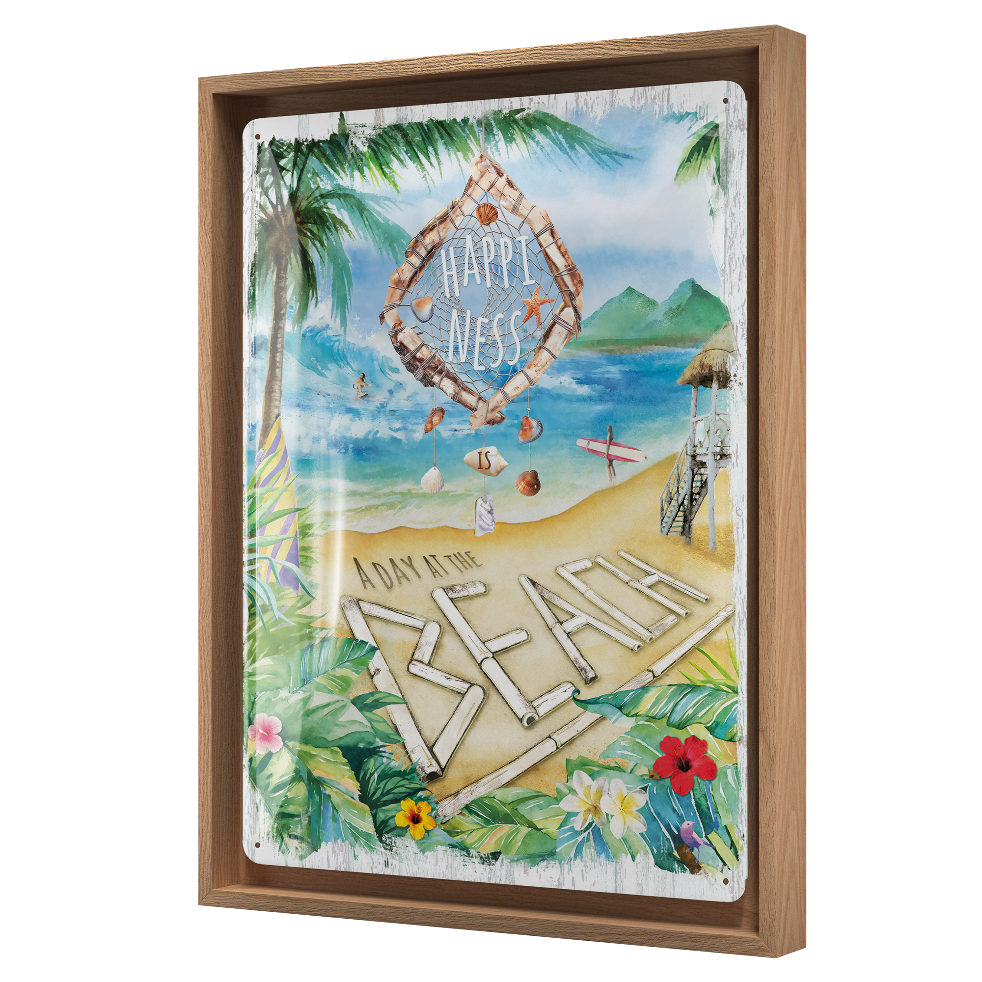 Happiness is a day at the beach N-Frame L Edition