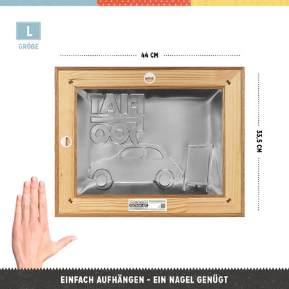 Fiat 500 - Red car in the street N-Frame L Edition