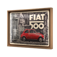 Fiat 500 - Red car in the street N-Frame L Edition