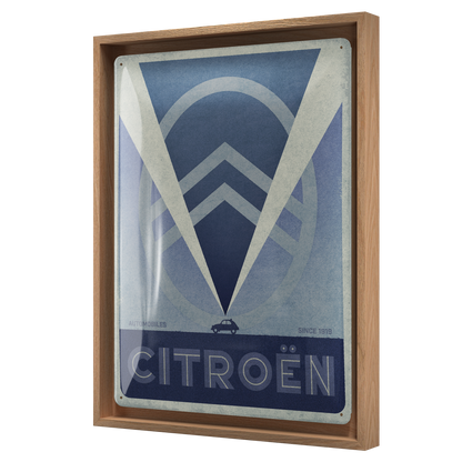 Citroen - 2CV Logo Blue N-Frame L Edition