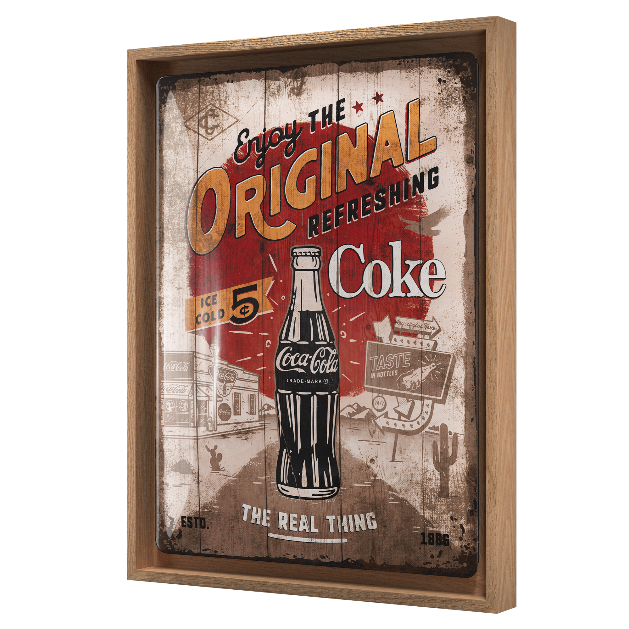 Coca-Cola - Original Coke Highway 66 N-Frame L Edition