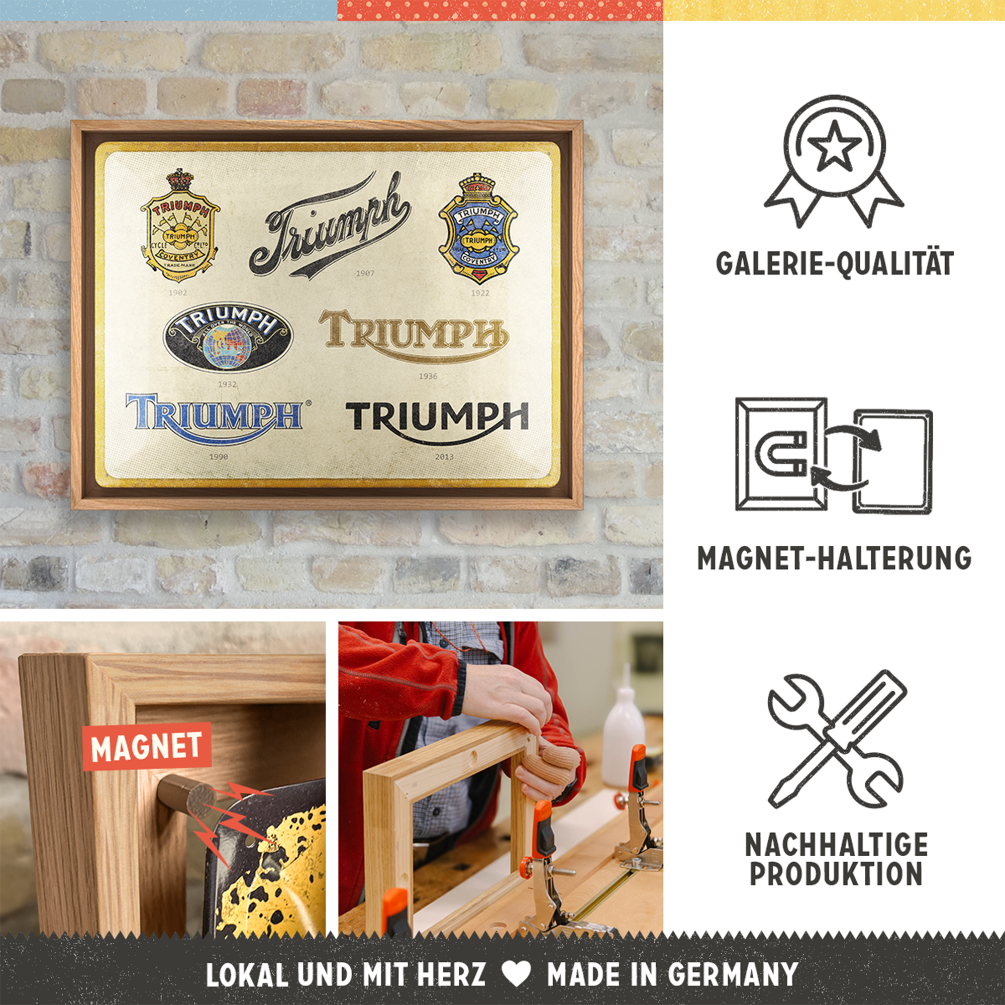 Triumph - Logo Evolution N-Frame L Edition