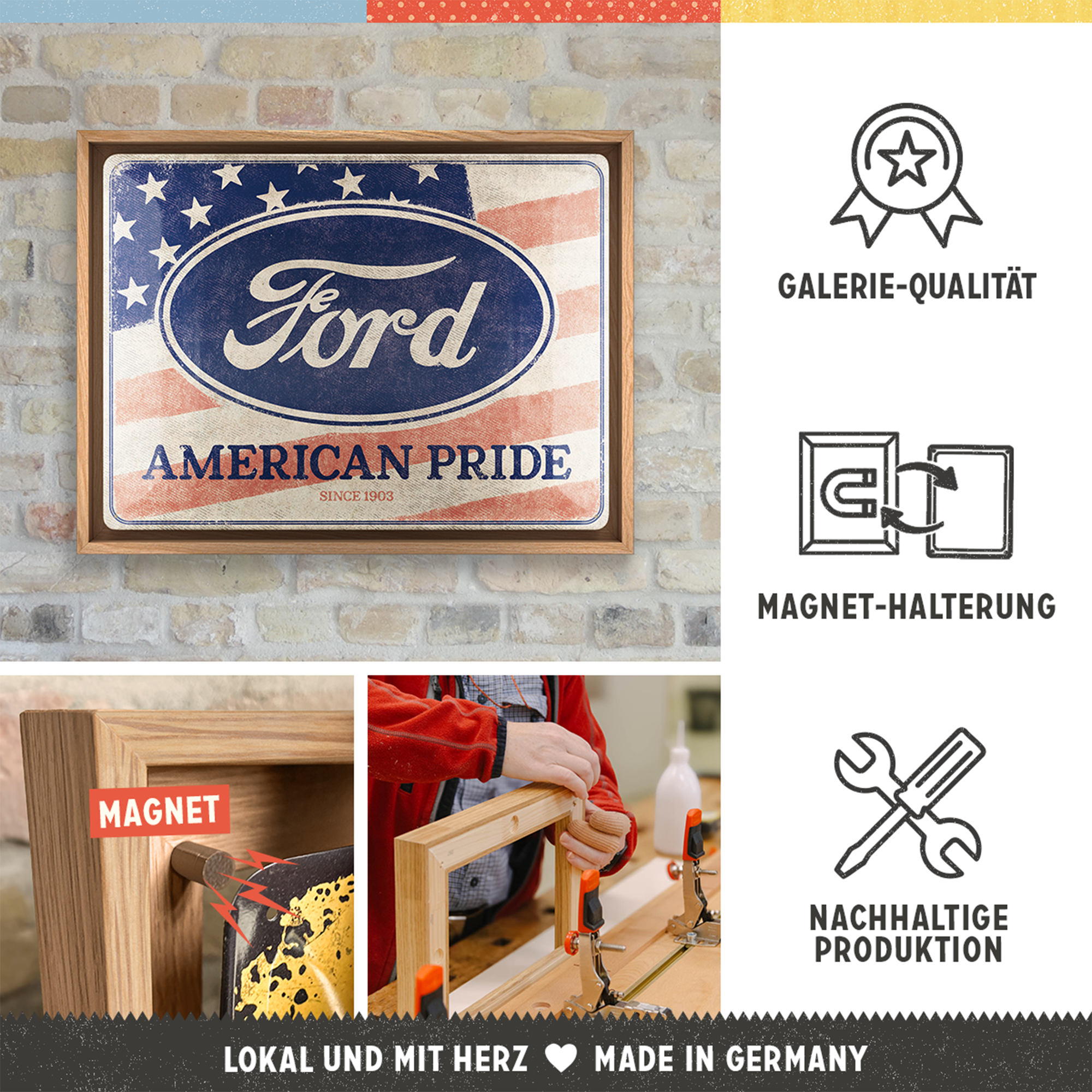 Ford - American Pride US Flag N-Frame L Edition