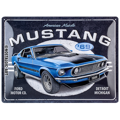 Ford Mustang - 1969 Mach 1 Blue
