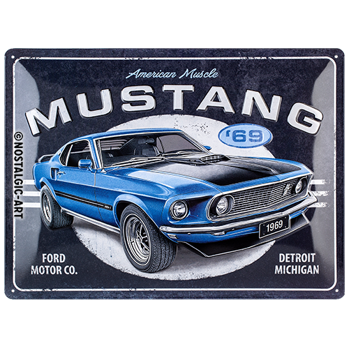 Ford Mustang - 1969 Mach 1 Blue