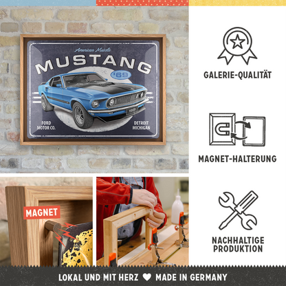 Ford Mustang - 1969 Mach 1 Blue N-Frame L Edition