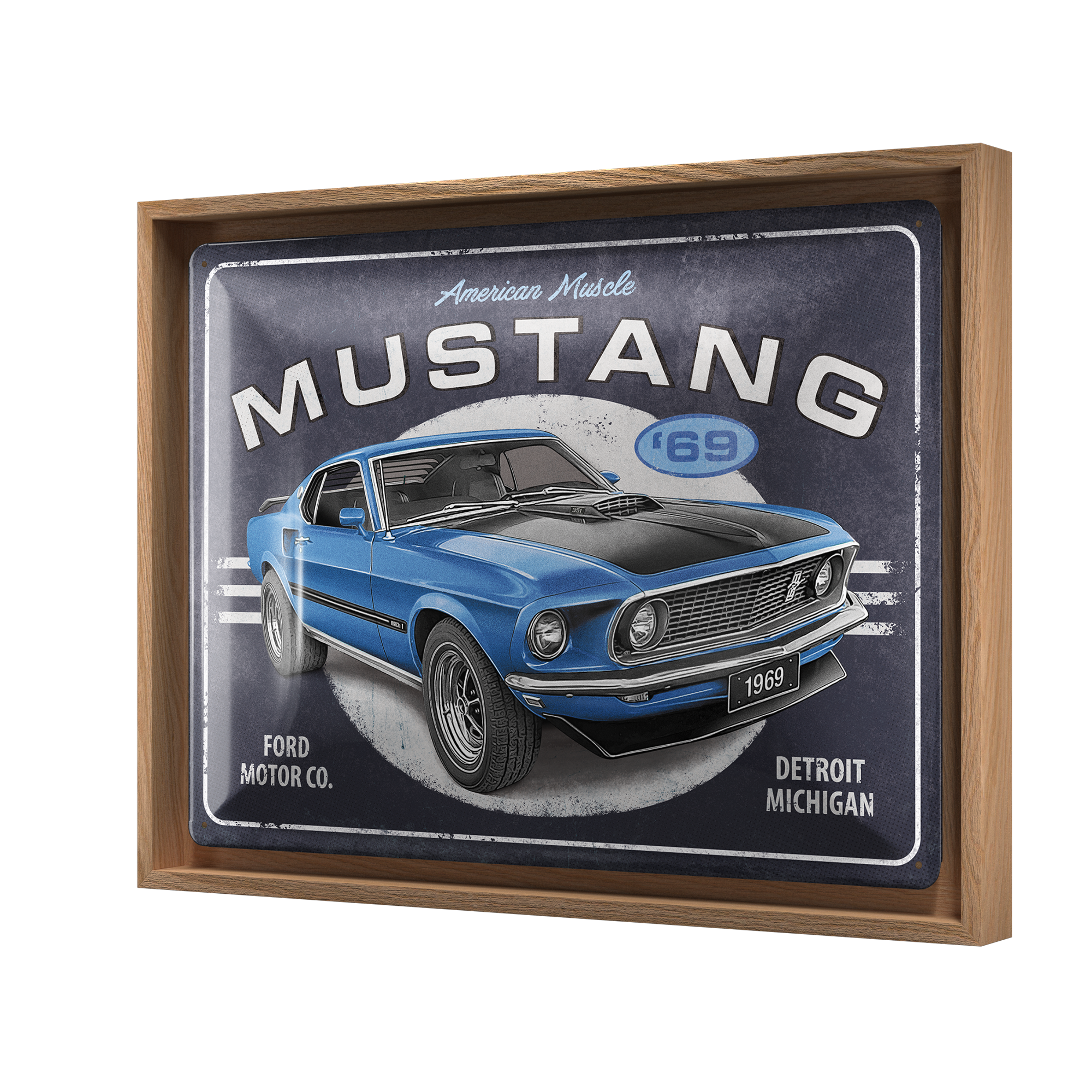 Ford Mustang - 1969 Mach 1 Blue N-Frame L Edition